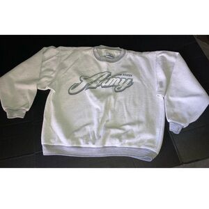 Gear For Sports White Crewneck Sweater with Gray Accents